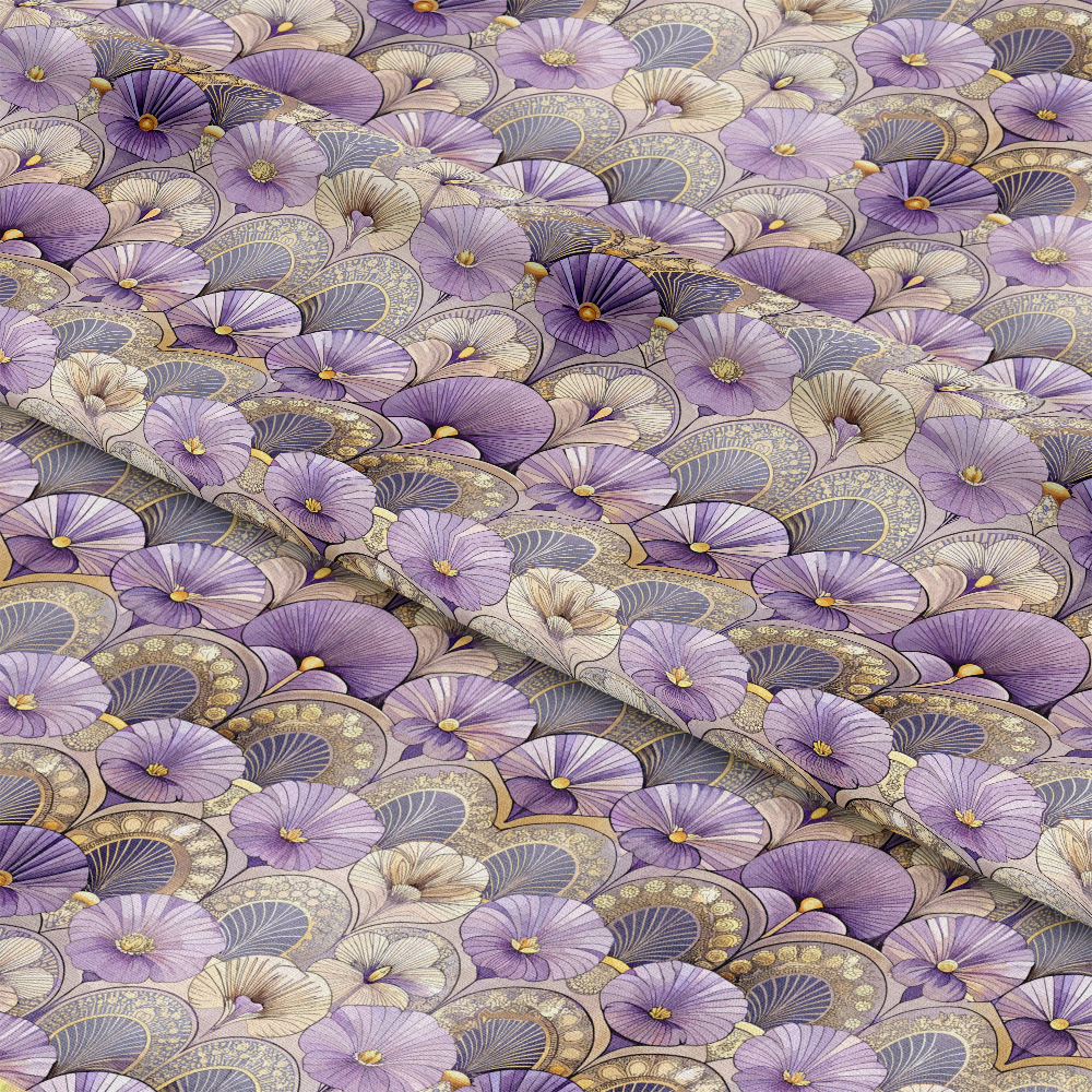 Art Deco Florals Pattern 73 Quilting Cotton Fabric