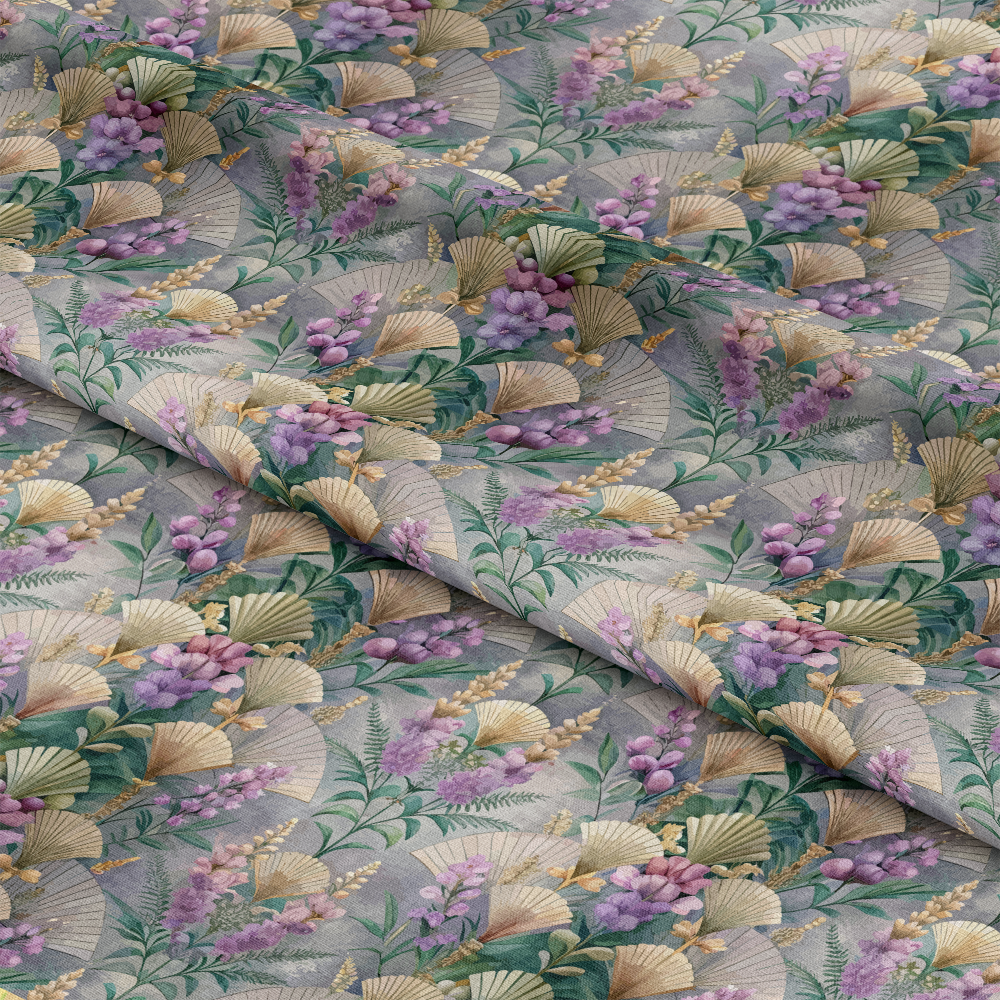 Art Deco Florals Pattern 76 Quilting Cotton Fabric