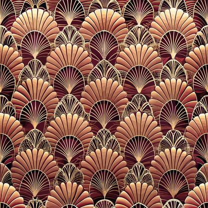 Art Deco Florals Pattern 83 Quilting Cotton Fabric