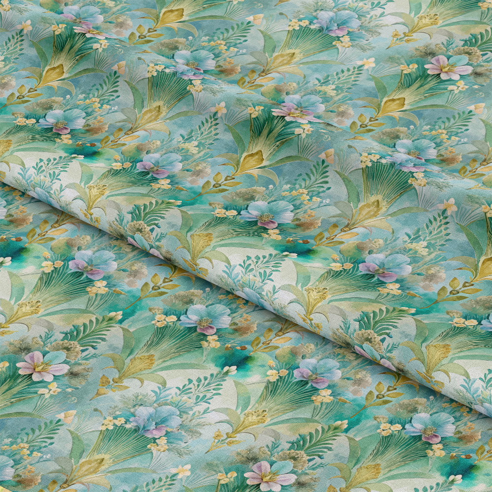 Art Deco Florals Pattern 86 Quilting Cotton Fabric