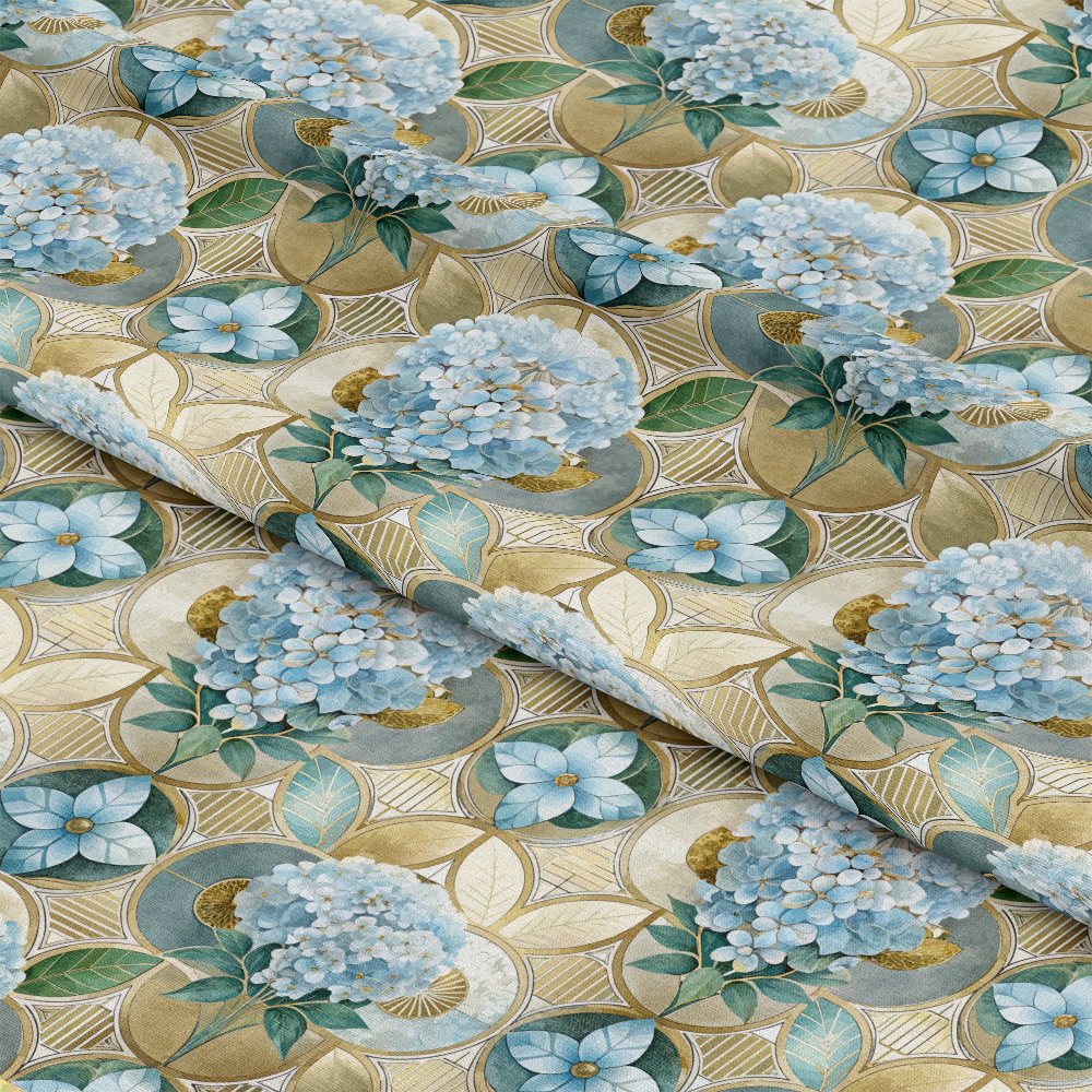 Art Deco Florals Pattern 87 Quilting Cotton Fabric
