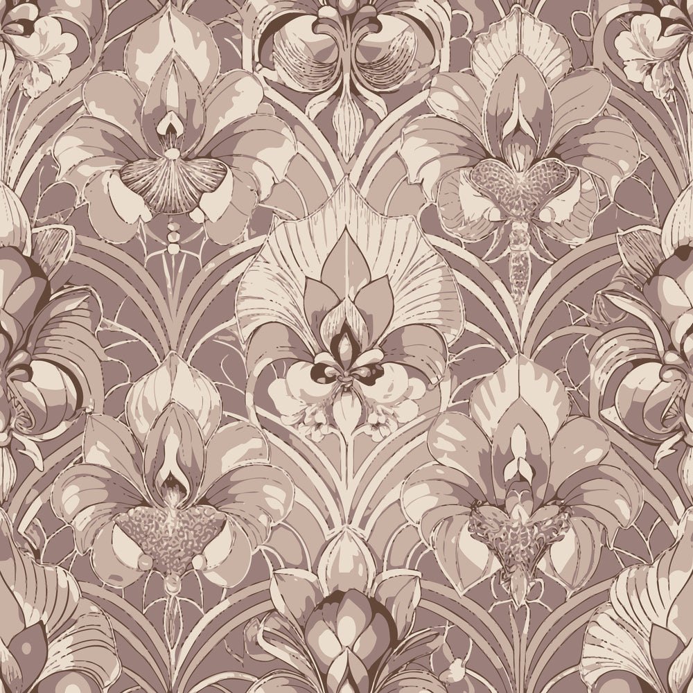 Art Deco Florals Pattern 91 Quilting Cotton Fabric