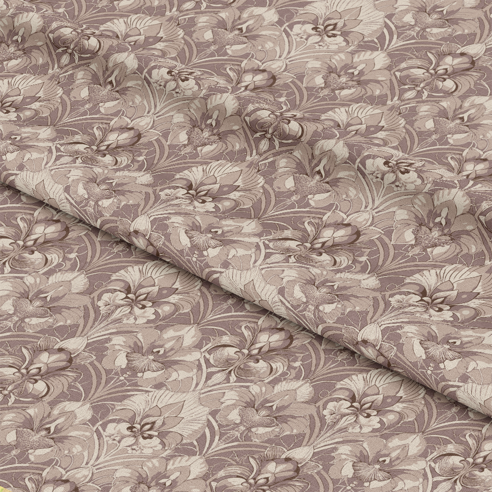 Art Deco Florals Pattern 91 Quilting Cotton Fabric