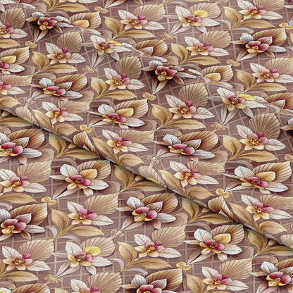Art Deco Florals Pattern 92 Quilting Cotton Fabric
