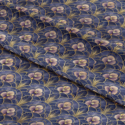 Art Deco Florals Pattern 98 Quilting Cotton Fabric