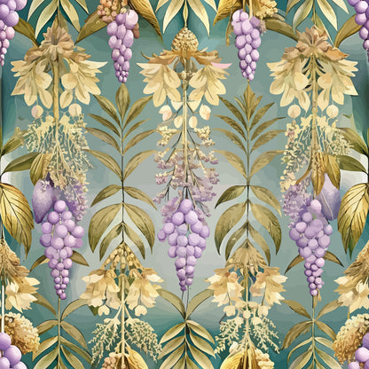 Art Deco Florals Pattern 99 Quilting Cotton Fabric