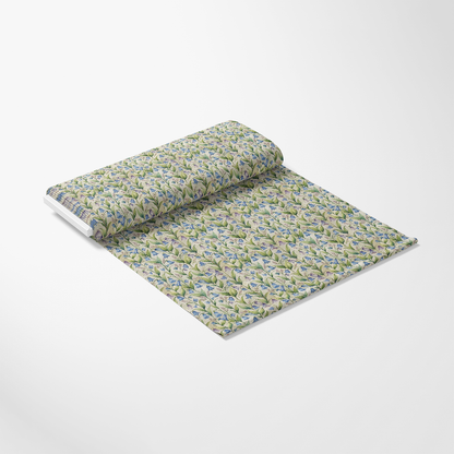 - Art Nouveau Bluebells Pattern 1 Quilting Cotton Fabric  
- Quilting  
- Cotton  
- Floral  
- Blue  
- Green  
- Beige  
- Vintage  
- Decorative  
- Soft  
- Premium  
- Yardage