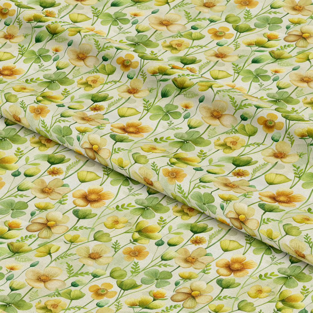 - Art Nouveau Buttercups Pattern 4 Quilting Cotton Fabric  
- Yellow flowers  
- Green leaves  
- Floral design  
- Soft texture  
- Premium cotton  
- Home sewing  
- Craft fabric  
- Traditional style  
- Nature-inspired textile