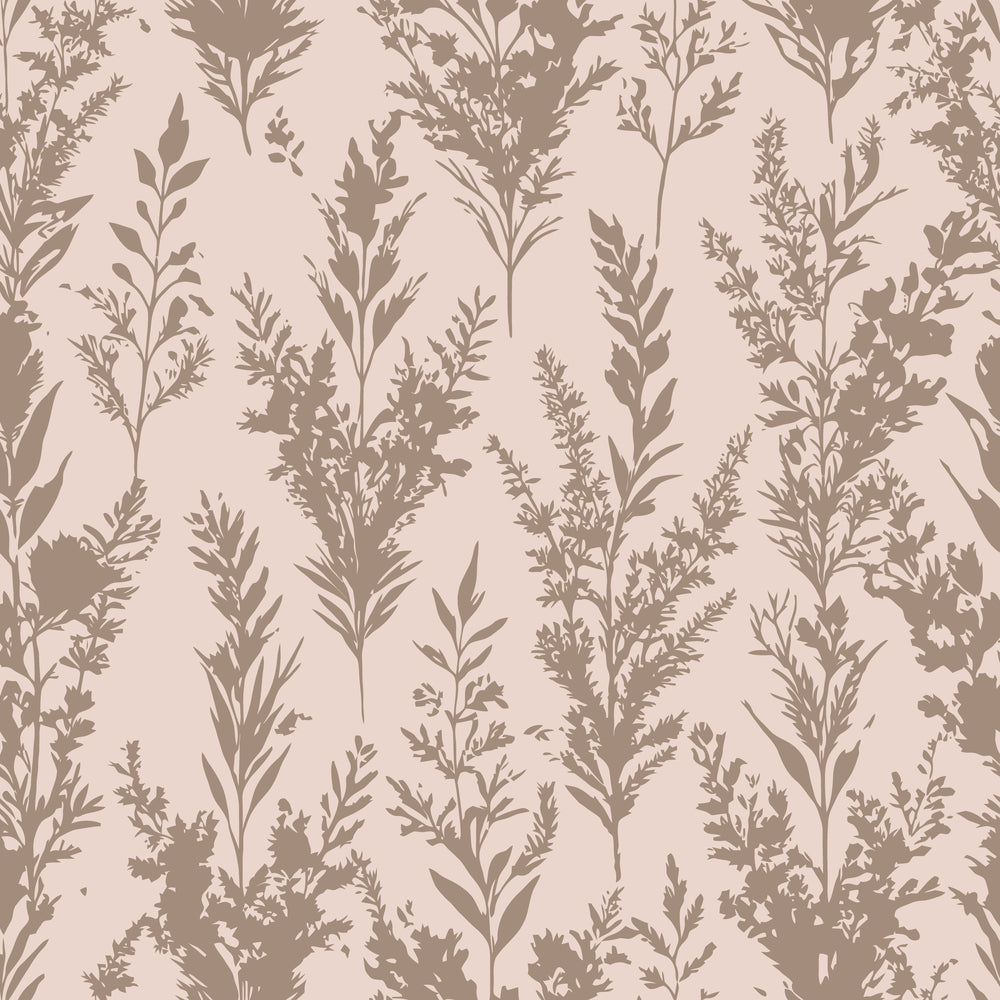 Art Nouveau Heather Sprigs Pattern 2 Quilting Cotton Fabric