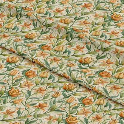 Art Nouveau Honeysuckles Pattern 1 Quilting Cotton Fabric