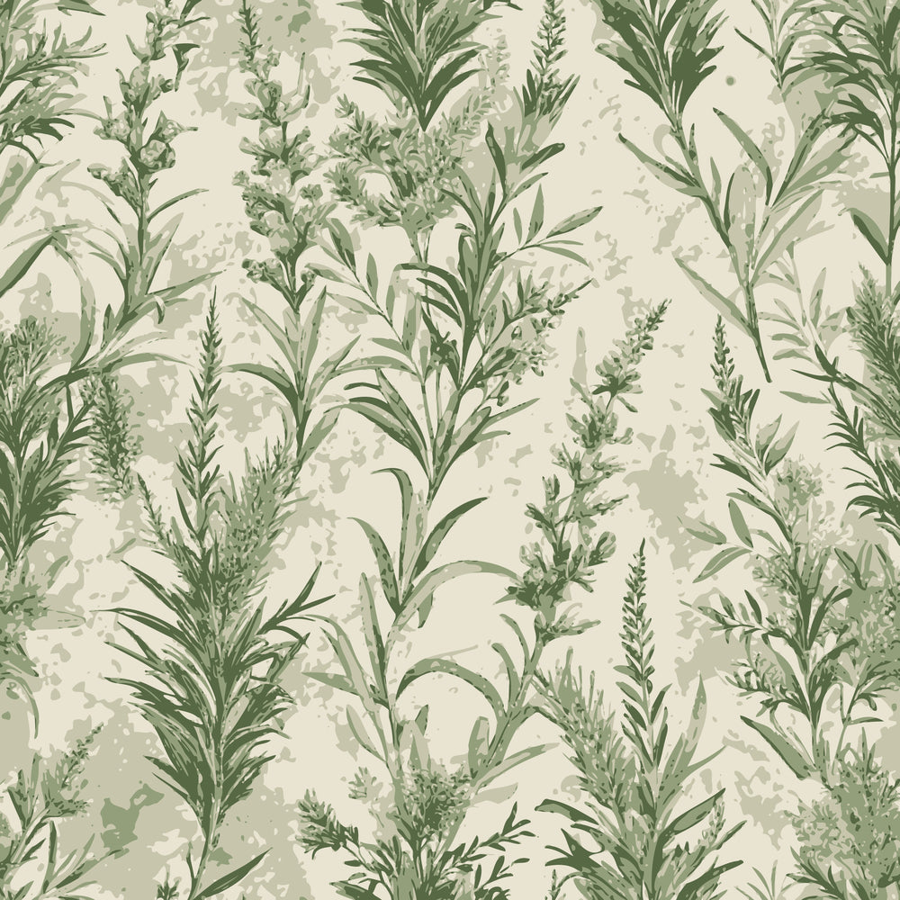 Art Nouveau Rosemary Sprigs Pattern 2 Quilting Cotton Fabric