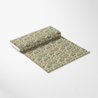 Art Nouveau Roses Pattern 2 Quilting Cotton Fabric