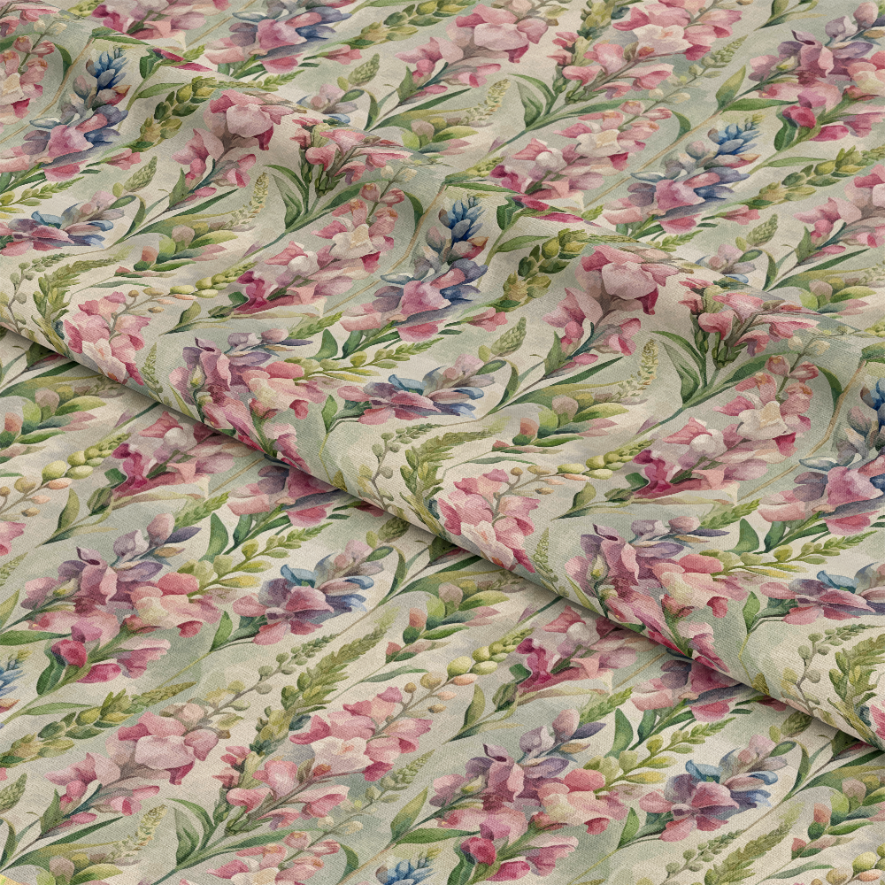 Art Nouveau Snapdragons Pattern 2 Quilting Cotton Fabric