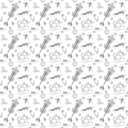 Assorted Sewing Pattern 1 Quilting Cotton Fabric