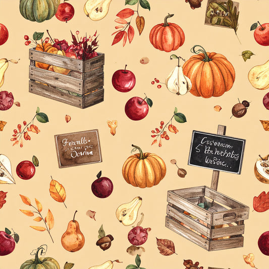Autumn Harvest Classics Pattern 18 Quilting Cotton Fabric