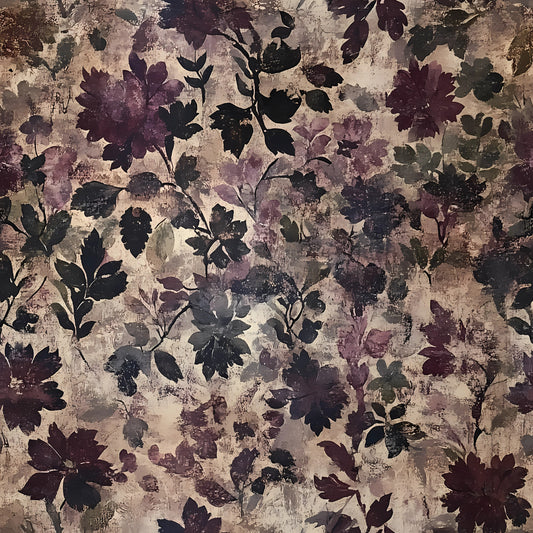Autumn Oak And Berry Pattern 13 Quilting Cotton Fabric