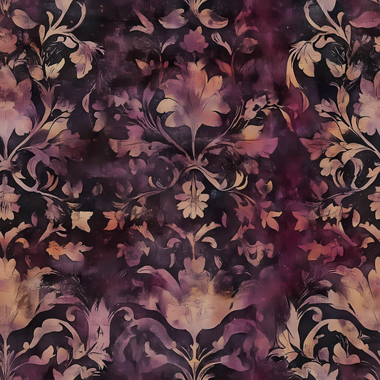 Autumn Oak And Berry Pattern 14 Quilting Cotton Fabric