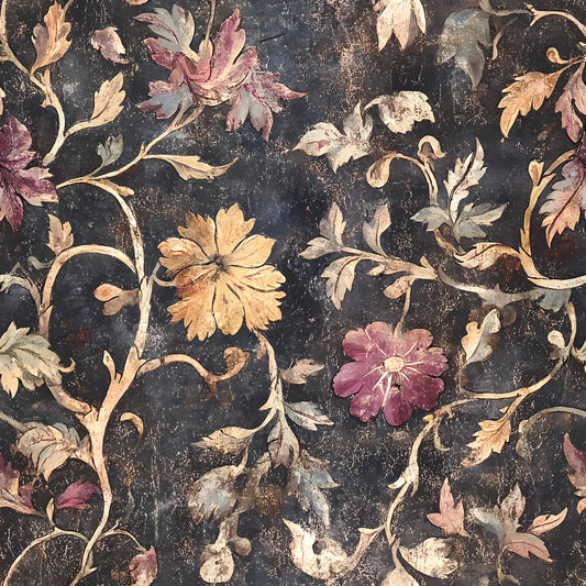 Autumn Oak And Berry Pattern 15 Quilting Cotton Fabric