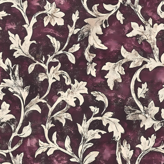 Autumn Oak And Berry Pattern 16 Quilting Cotton Fabric