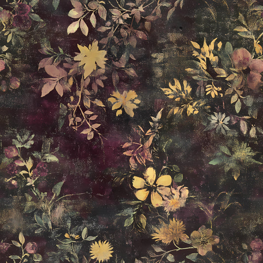 Autumn Oak And Berry Pattern 4 Quilting Cotton Fabric