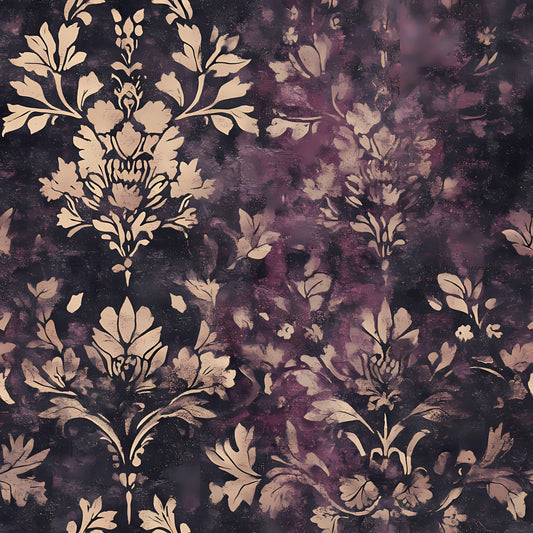 Autumn Oak And Berry Pattern 8 Quilting Cotton Fabric