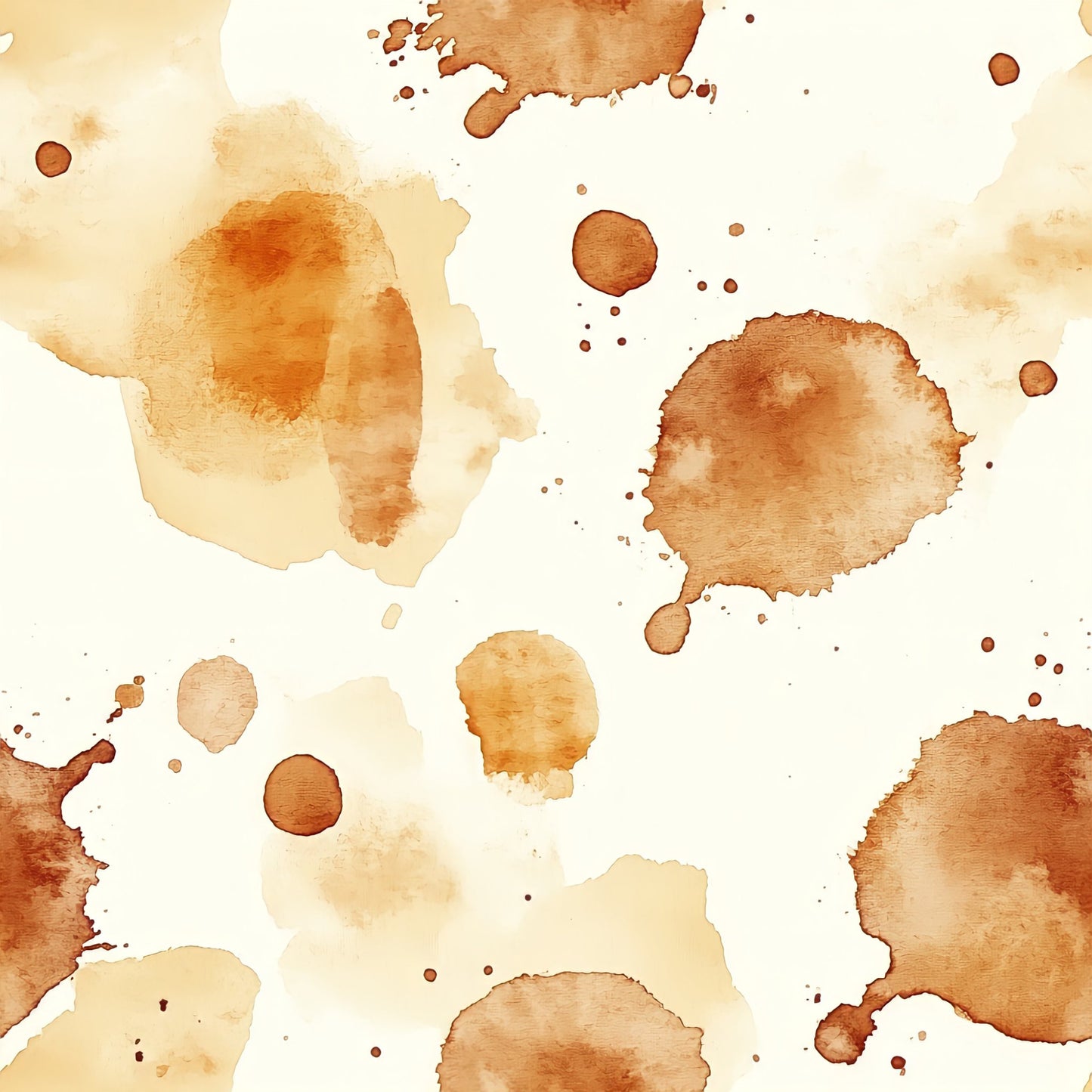 Autumn Watercolor Pattern 12 Quilting Cotton Fabric