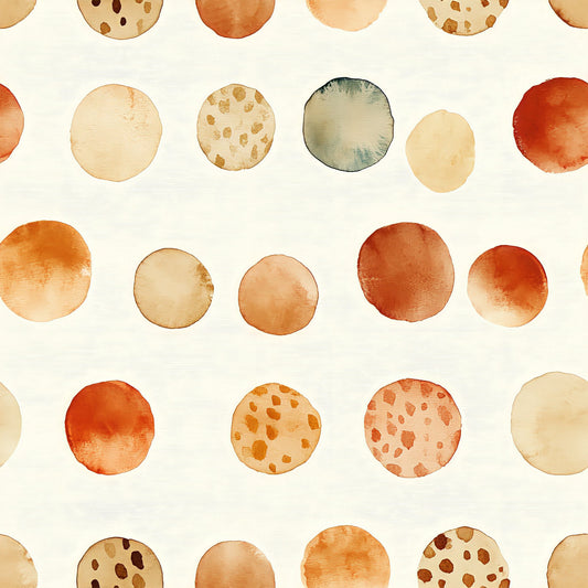 Autumn Watercolor Pattern 8 Quilting Cotton Fabric