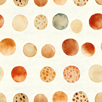 Autumn Watercolor Pattern 8 Quilting Cotton Fabric