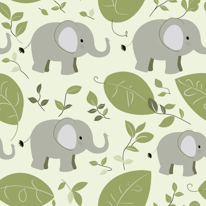 Baby Safari Animals Pattern 2 Quilting Cotton Fabric