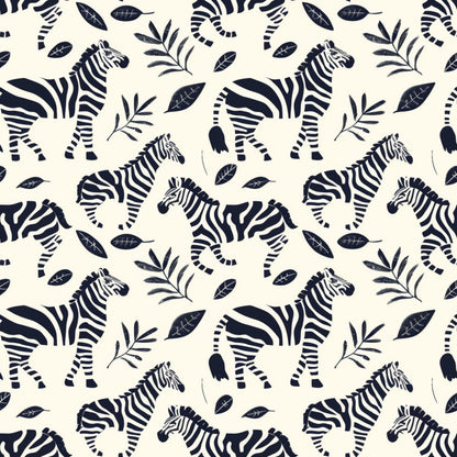 Baby Safari Animals Pattern 20 Quilting Cotton Fabric