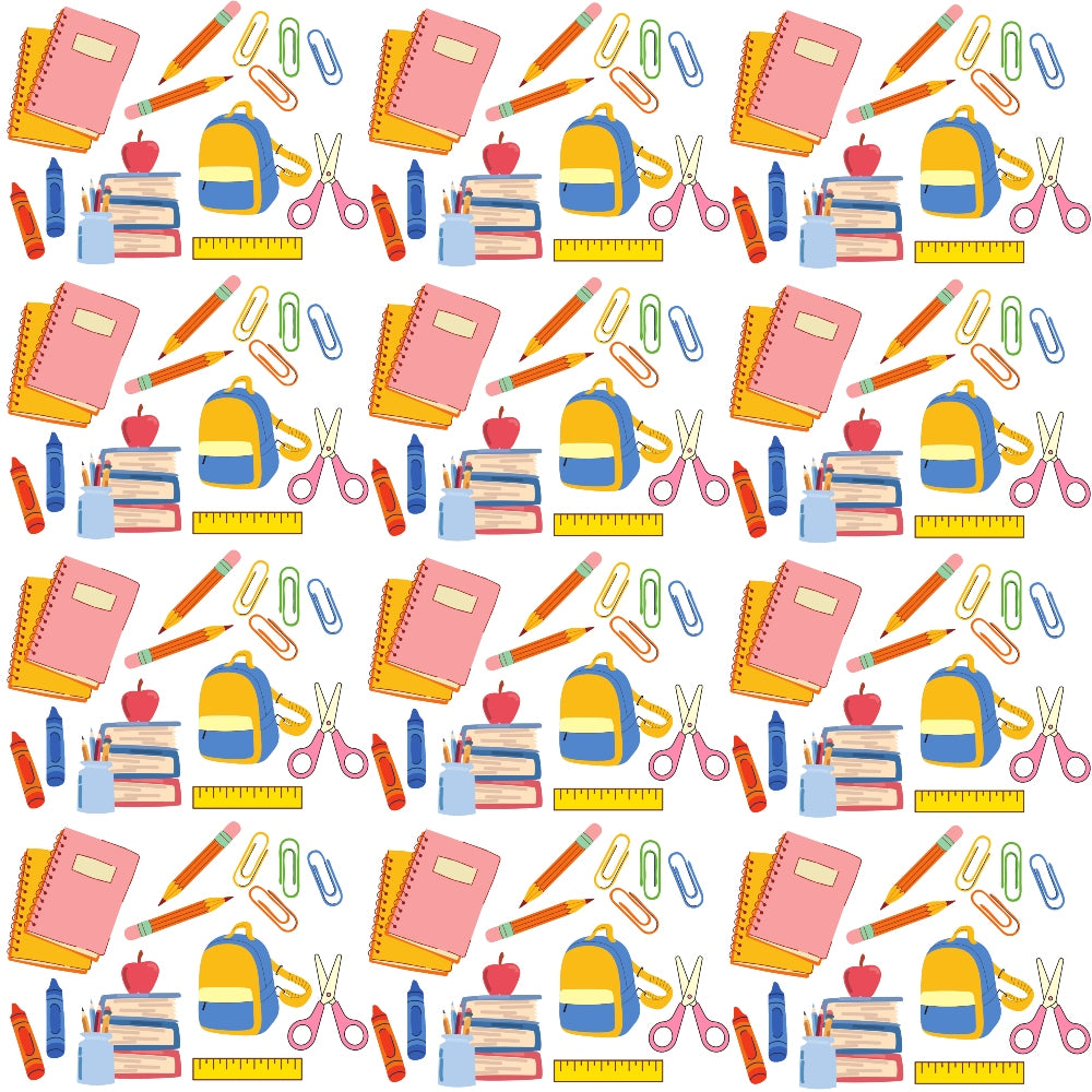 Back To School Elements Pattern 10 Quilting Cotton Fabric