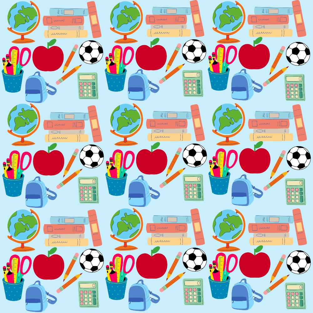 Back To School Elements Pattern 4 Quilting Cotton Fabric