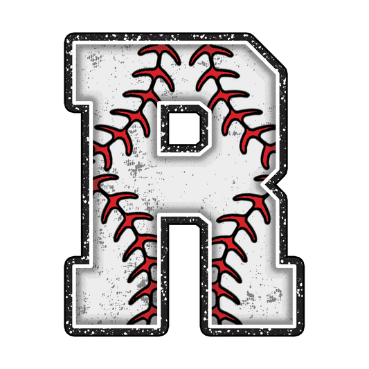 Baseball Alphabet Fabric Panel 36