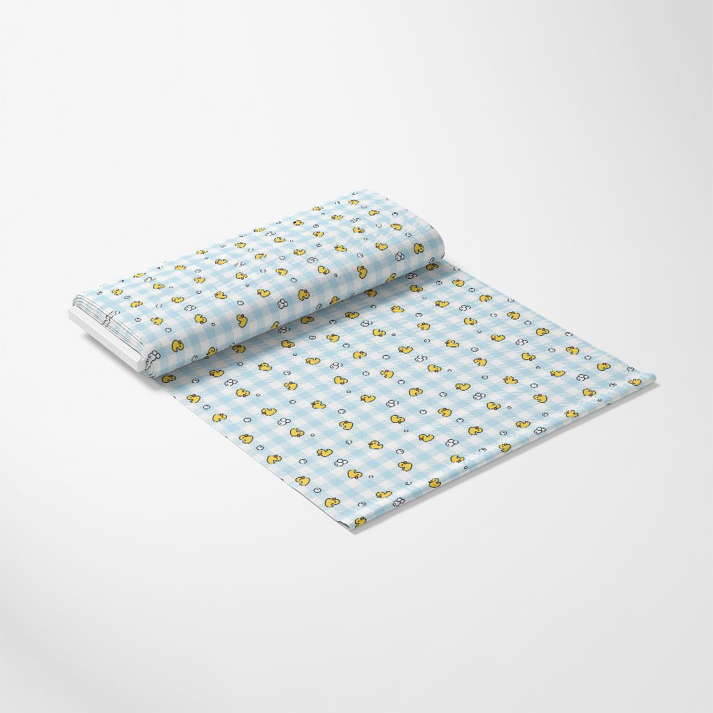 Bathtime Gingham Quilting Cotton Fabric