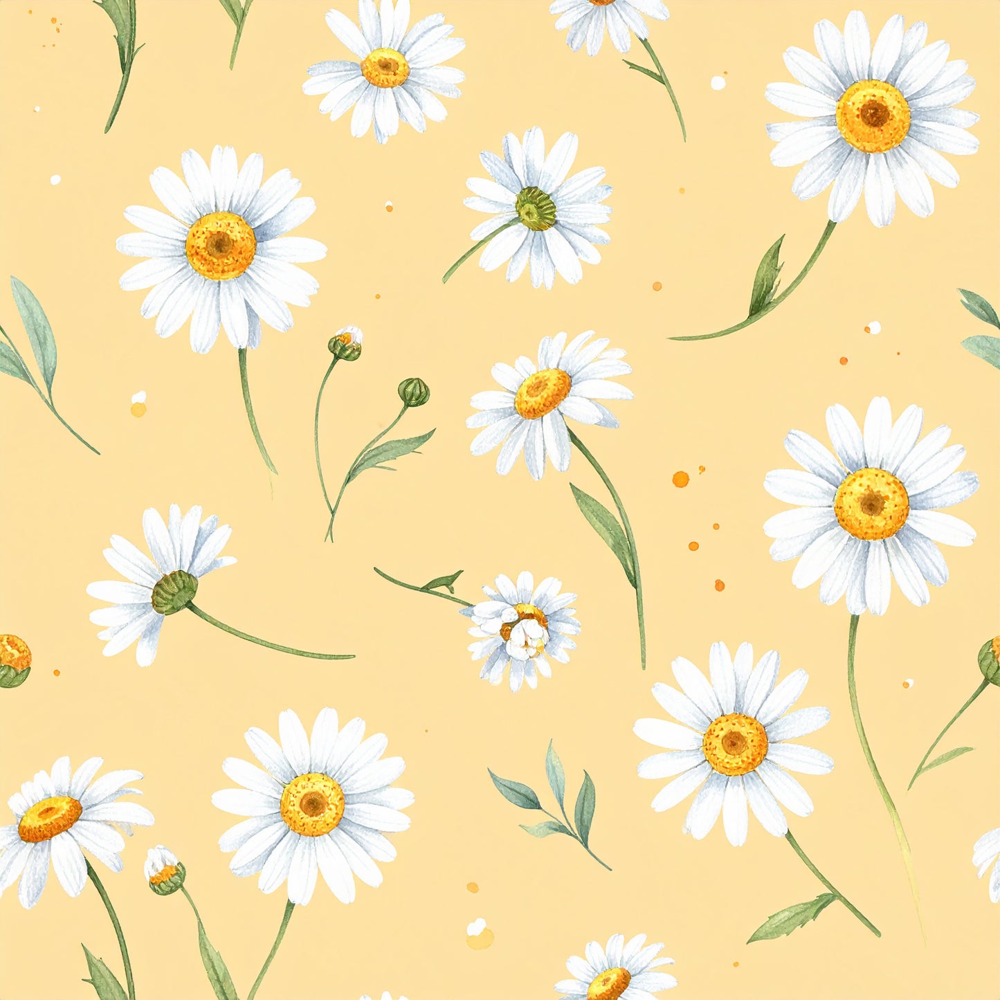 Bee Daisy Honey Pattern 10 Quilting Cotton Fabric