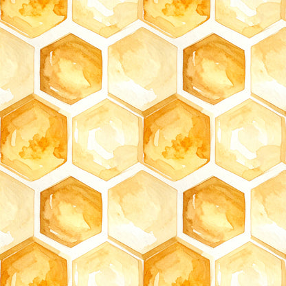 Bee Daisy Honey Pattern 15 Quilting Cotton Fabric