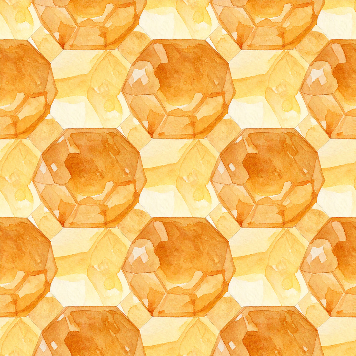 Bee Daisy Honey Pattern 17 Quilting Cotton Fabric