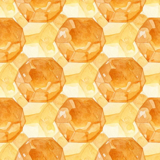 Bee Daisy Honey Pattern 17 Quilting Cotton Fabric