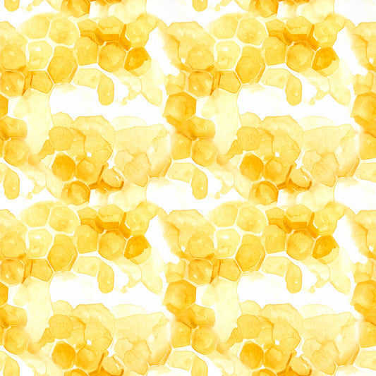 Bee Daisy Honey Pattern 20 Quilting Cotton Fabric
