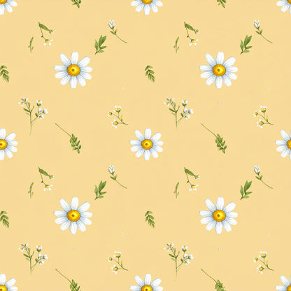 Bee Daisy Honey Pattern 8 Quilting Cotton Fabric