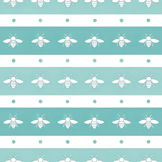 Bees and Beehives Pattern 10 Quilting Cotton Fabric