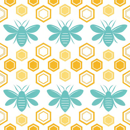 Bees and Beehives Pattern 12 Quilting Cotton Fabric