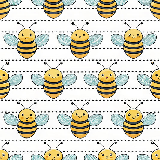 Bees and Beehives Pattern 13 Quilting Cotton Fabric