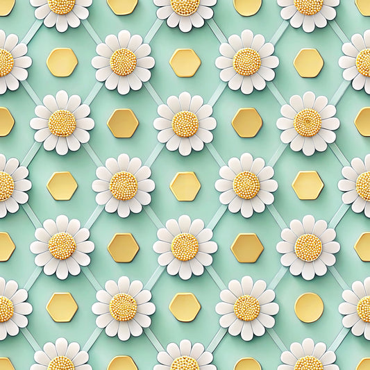 Bees and Beehives Pattern 14 Quilting Cotton Fabric