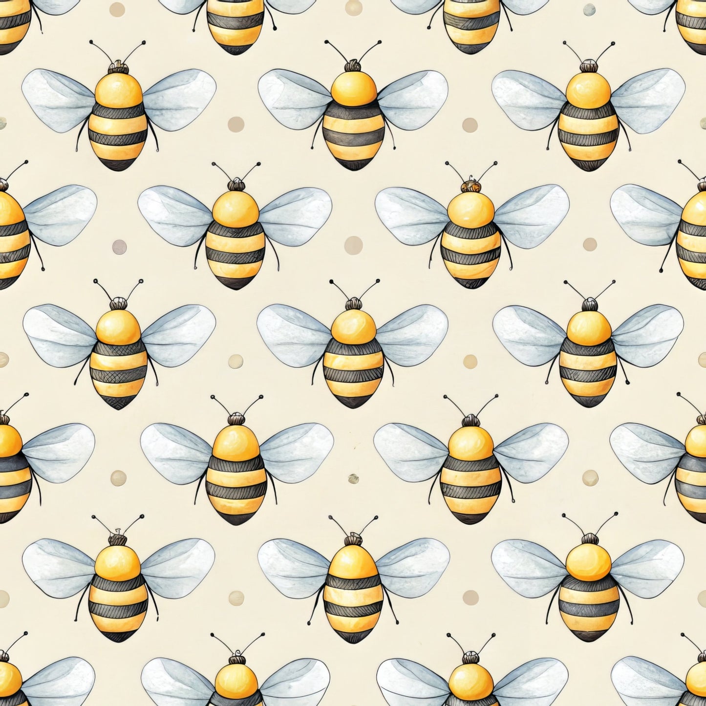 Bees and Beehives Pattern 16 Quilting Cotton Fabric