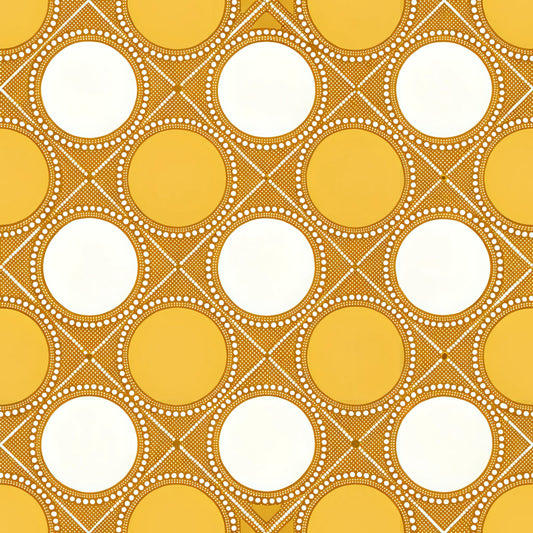 Bees and Beehives Pattern 8 Quilting Cotton Fabric