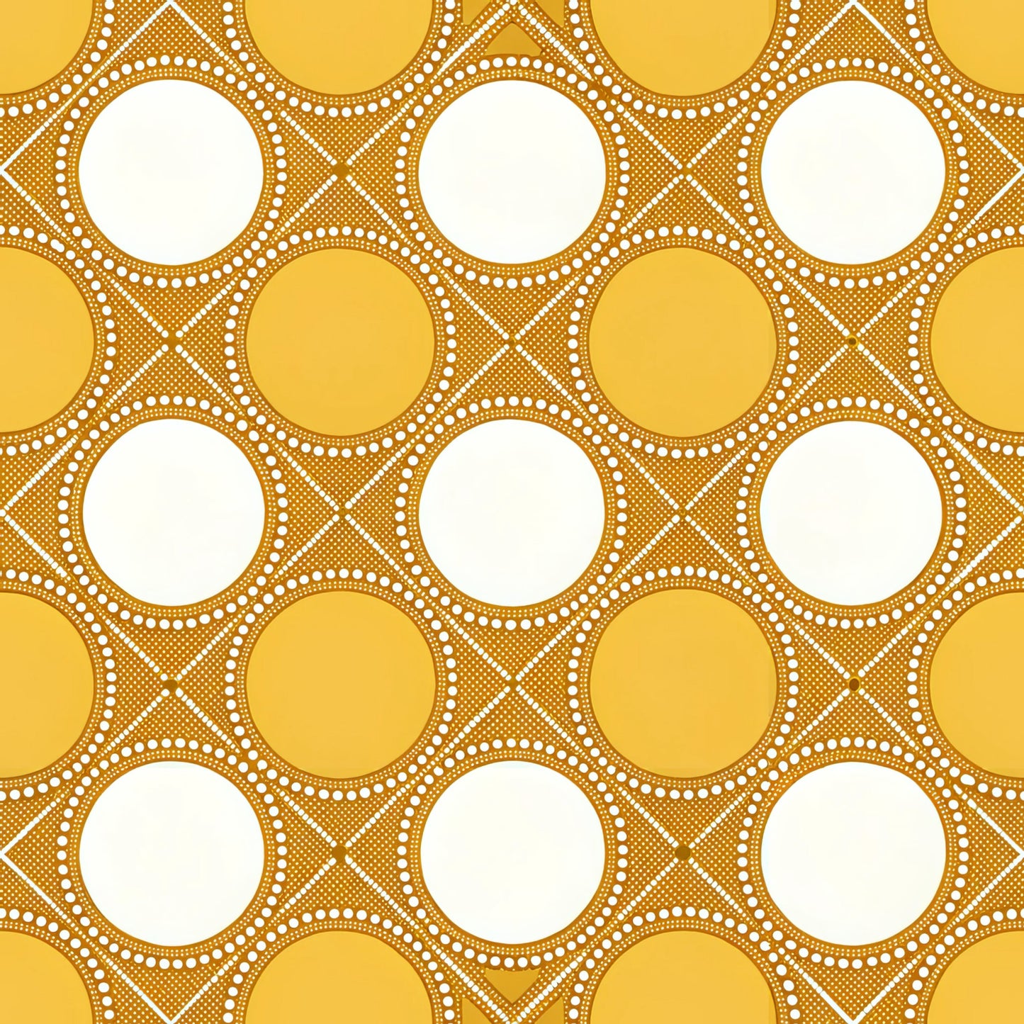 Bees and Beehives Pattern 8 Quilting Cotton Fabric