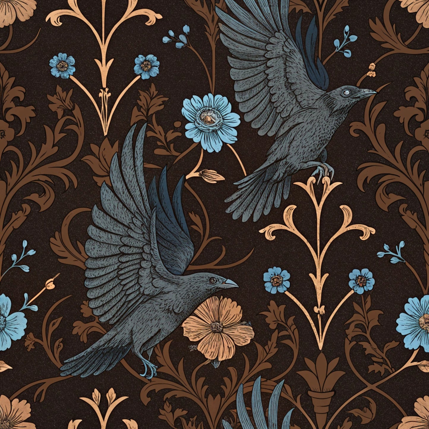 Birds of Prey Pattern 12 Quilting Cotton Fabric