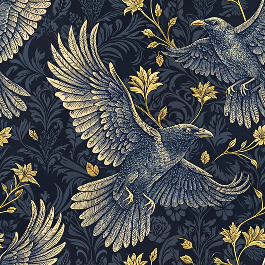 Birds of Prey Pattern 15 Quilting Cotton Fabric