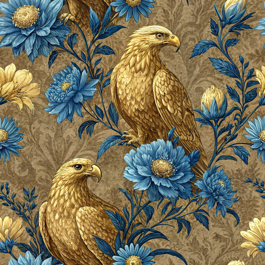 Birds of Prey Pattern 17 Quilting Cotton Fabric